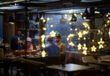 Best Restaurants in Istanbul: Locals’ Picks by Neighborhood People enjoying a meal at a warmly lit local restaurant in Istanbul