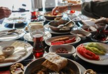 Best Brunch Spots in Istanbul: Where Locals Go on Weekends Traditional Turkish breakfast spread on a table