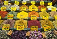 15 Best Local Markets in Istanbul: Fresh Produce, Cheese, and Spices Vibrant spice market stall in Istanbul