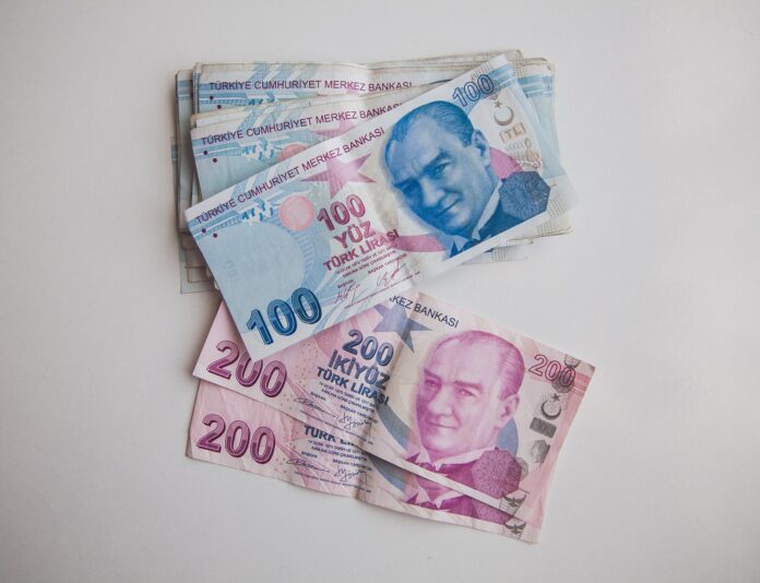 istanbul-mistake-cost-500-lira-1 Turkish lira banknotes laid out on a surface