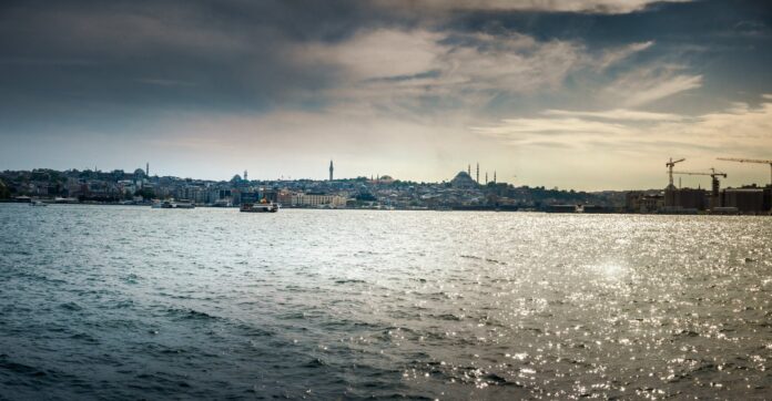 istanbul-weather-month-by-month-1 Istanbul Bosphorus skyline under dramatic clouds and shifting weather
