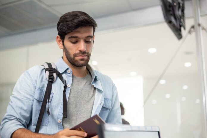 lost-passport-istanbul-what-to-do Traveler reviewing passport and documents